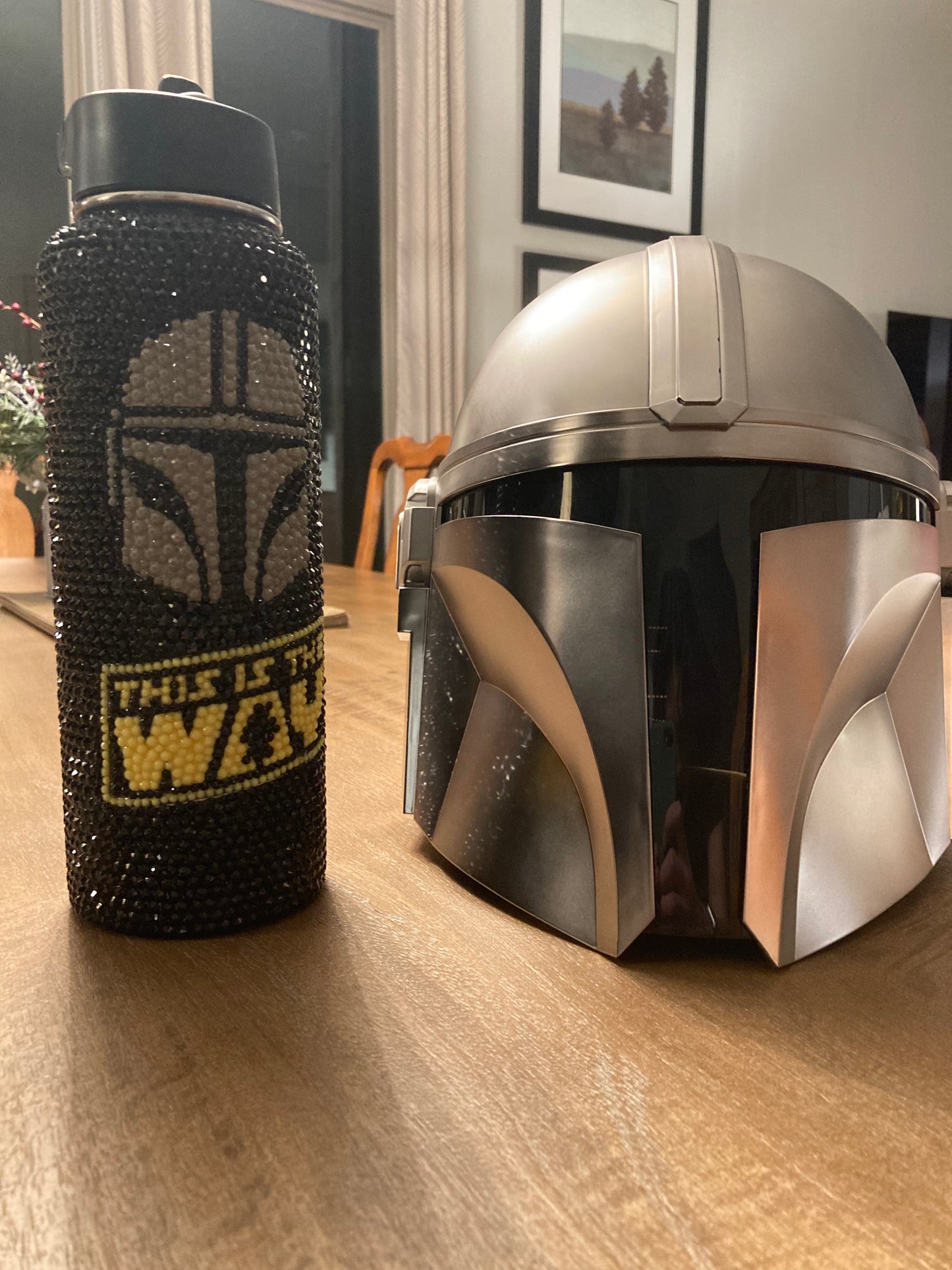 Custom Order Bling Iron Flask