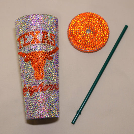 24oz University of Texas Bling Cup