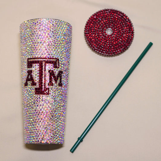 24oz Texas A&M Bling Cup