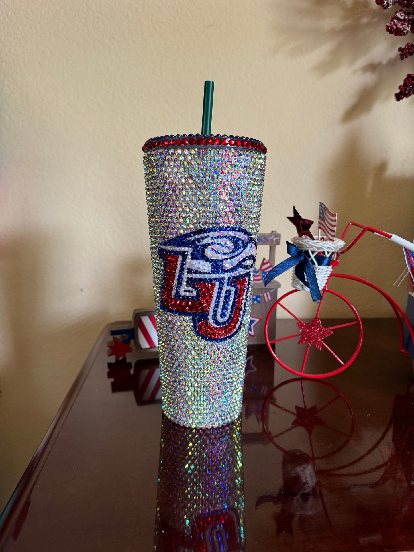 24oz Liberty University Bling Cup