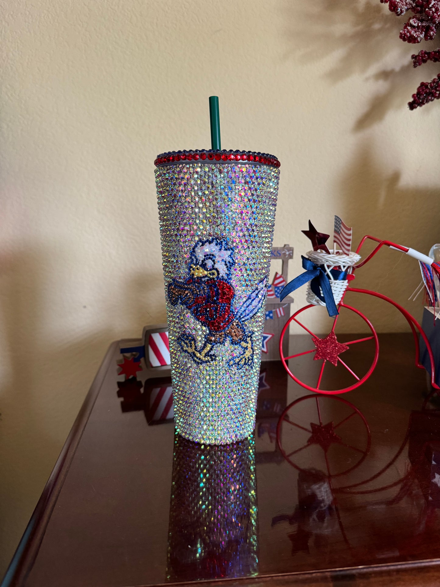 24oz Liberty University Bling Cup