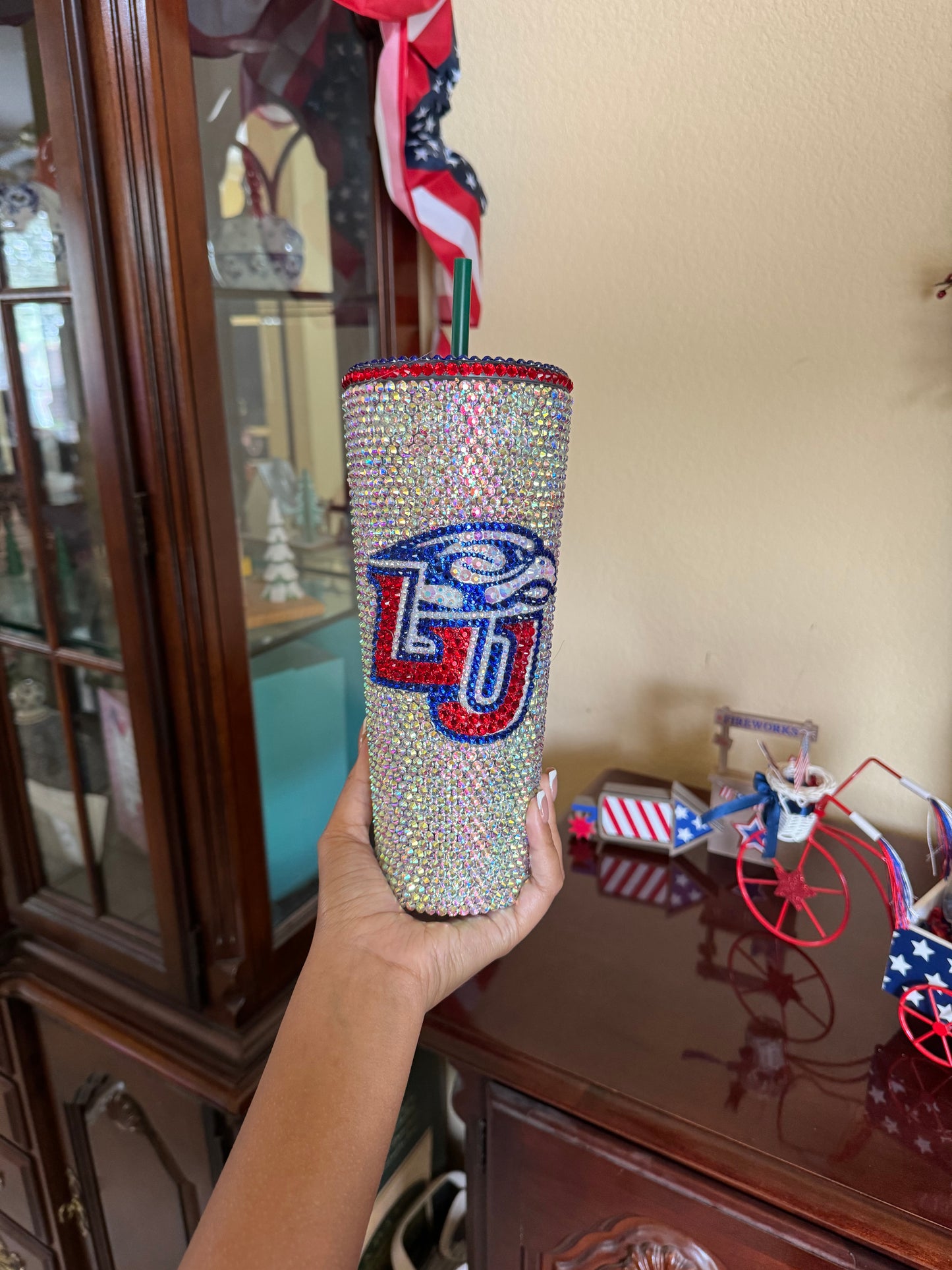 24oz Liberty University Bling Cup