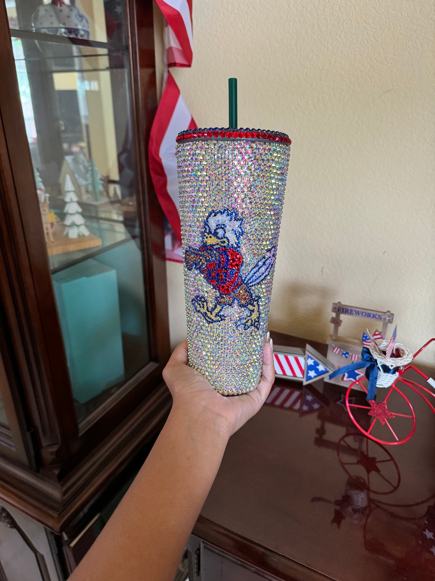 24oz Liberty University Bling Cup