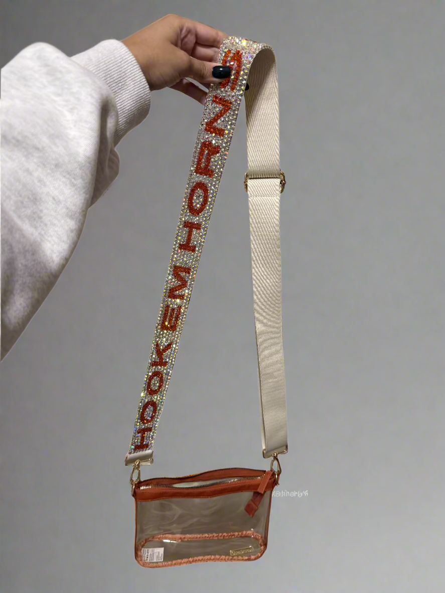 Collegiate Bling Purse Strap